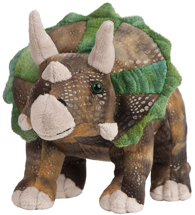 Living Nature Bamse - 40x15 cm - Triceratops - Grå