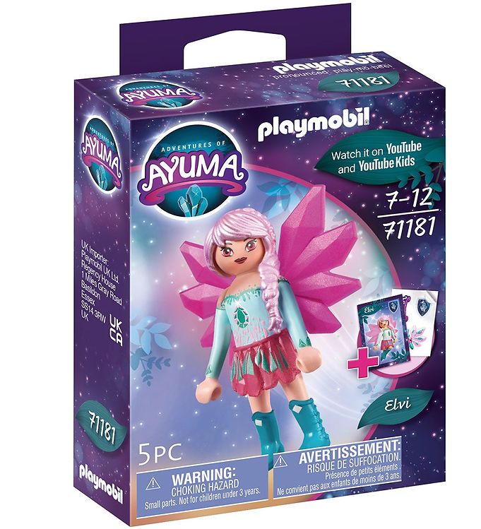 Playmobil Ayuma - Krystalfeen Elvi 71181 5 Dele unisex