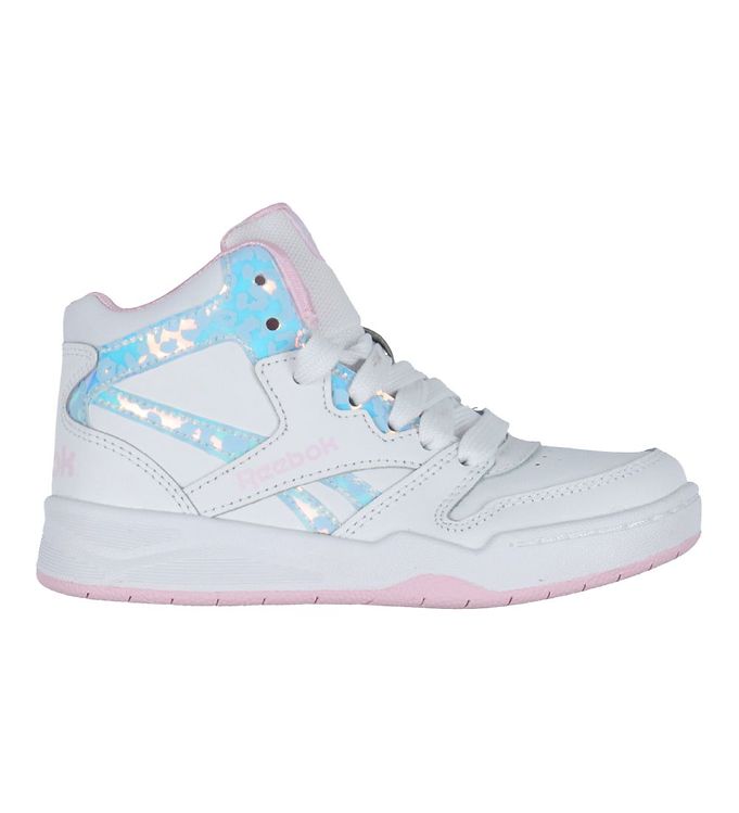 4: Reebok Støvler - BB4500 Court - Hvid/Rosa