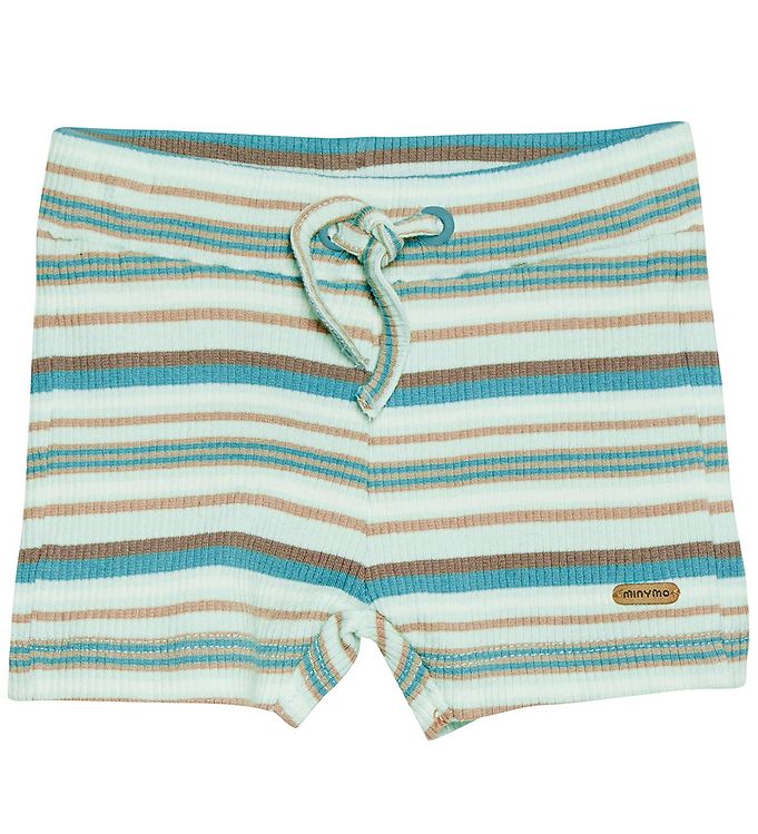 Minymo Shorts Rib Pastel Blue