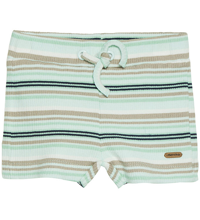 9: Minymo Shorts - Rib - Whispering Blue