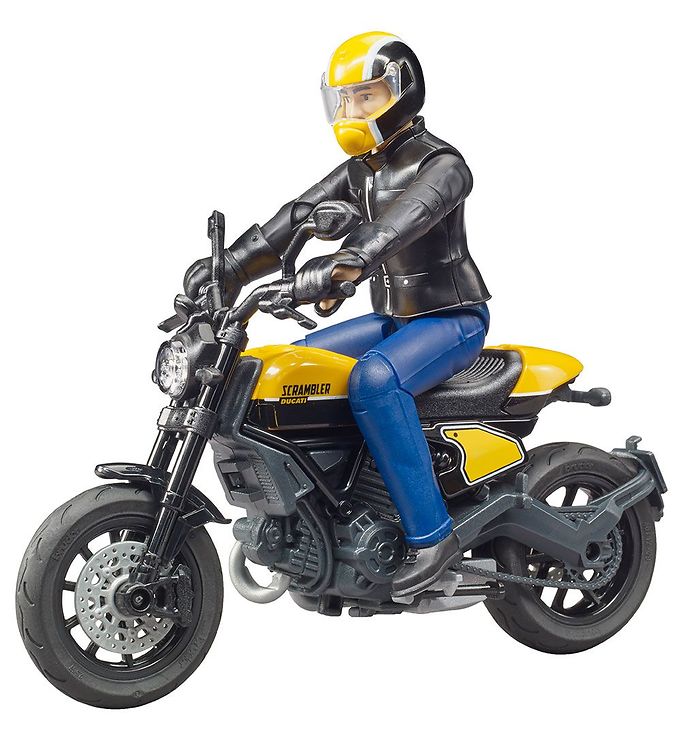 4: Motorcykel Ducati med kører