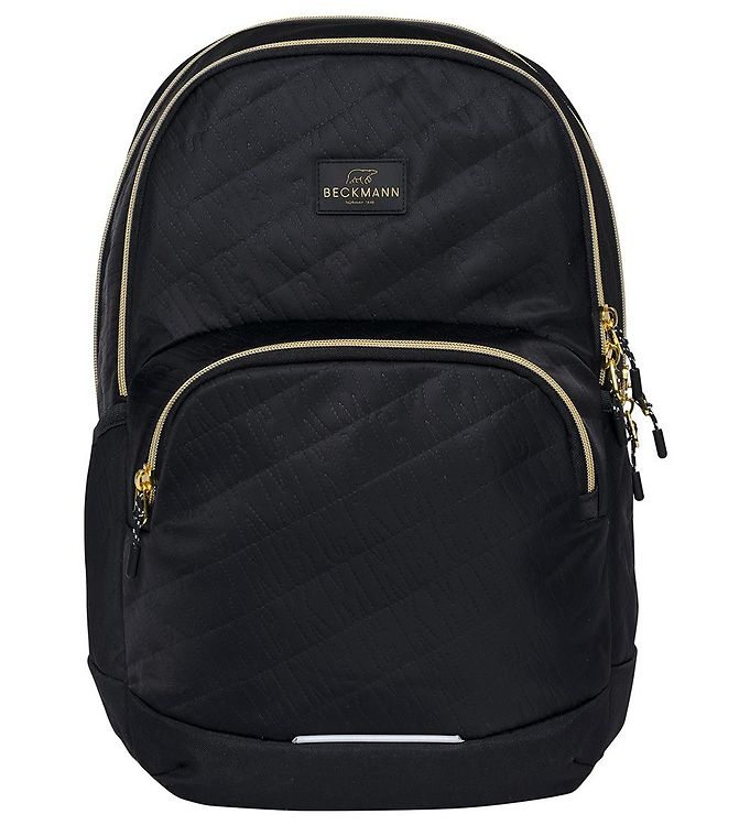 Beckmann Skoletaske Sport Junior Black Gold