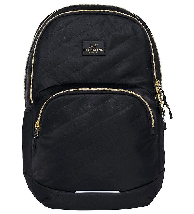 Beckmann Skoletaske - Sport Junior Black Gold unisex