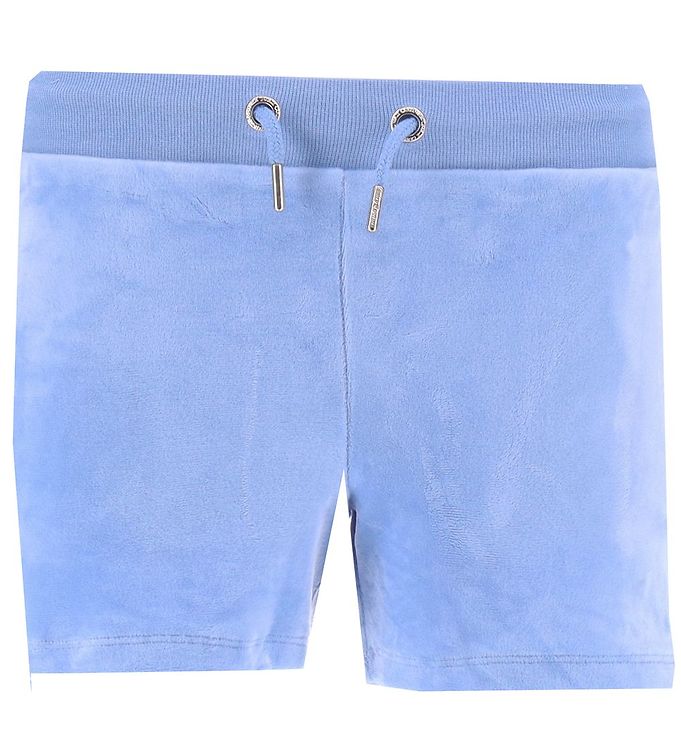 Juicy Couture Shorts Velour Della Robbia Blue