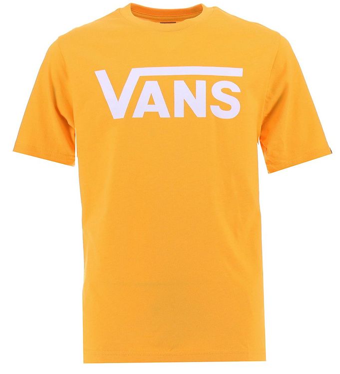 5: Vans T-shirt - Classic - Old Gold/Hvid