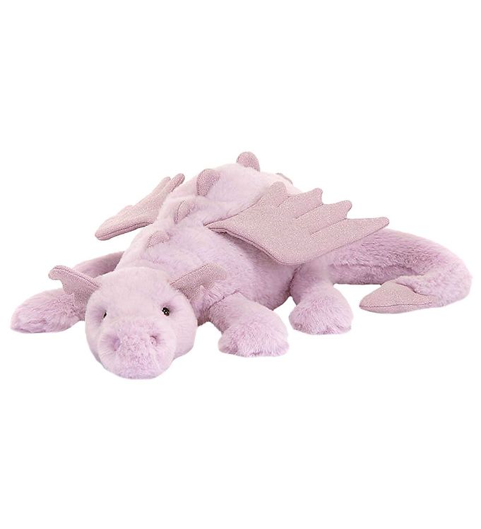 Jellycat Bamse - Huge 66 cm. Lavender Dragon unisex