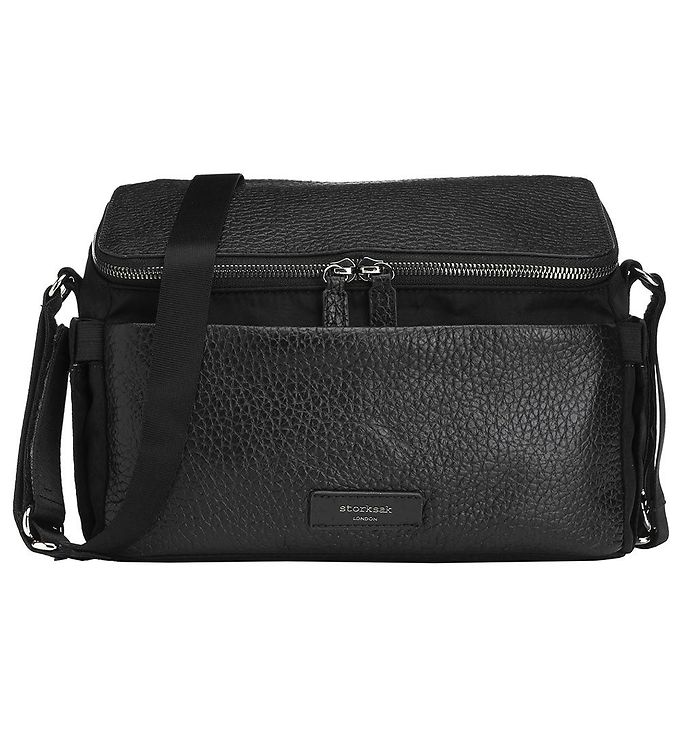 Alyssa Stroller Bag Black & Gunmetal