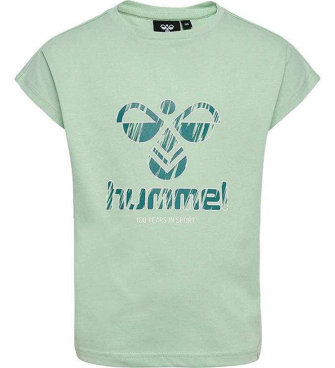 Hummel T-shirt - hmlOlivia - Silt Green