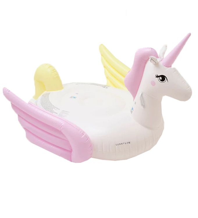 SunnyLife Luxe Ride-On Float Unicorn Pastel