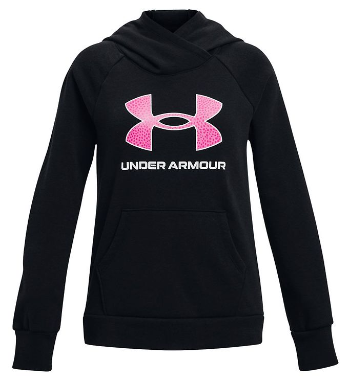 Under Armour Hættetrøje - Fleece - Sort