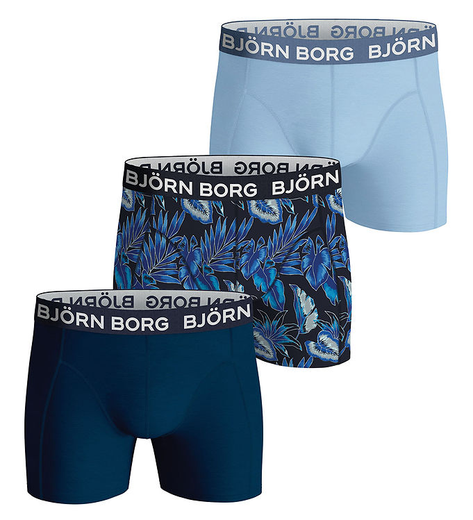 Borg Boxershorts - - Blå/Sort Gratis levering i