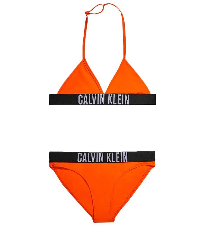 Image of Calvin Klein Bikini - Triangle Bikini Sæt - Vivid Orange (305687-4415751)