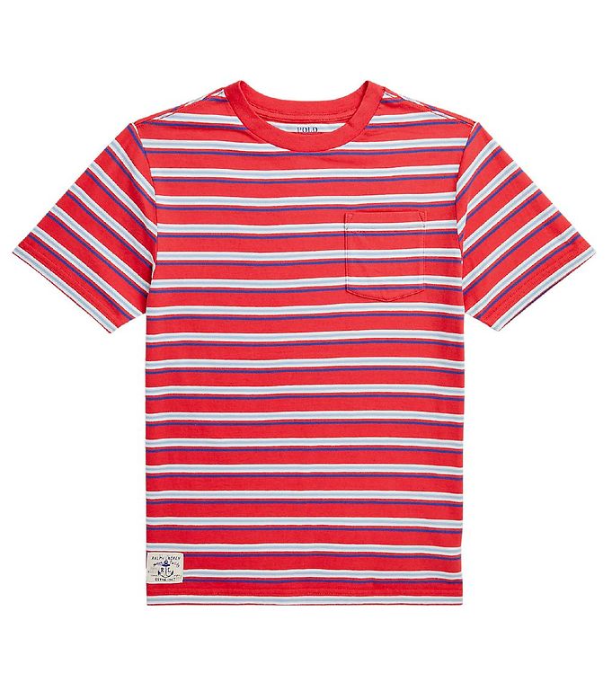 Polo Ralph Lauren T-shirt - Key West - Rødstribet