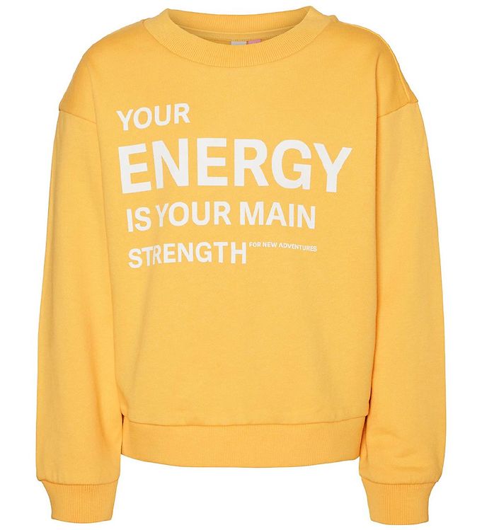 4: Vero Moda Girl Sweatshirt - VmBrenda - Golden Cream/Energy