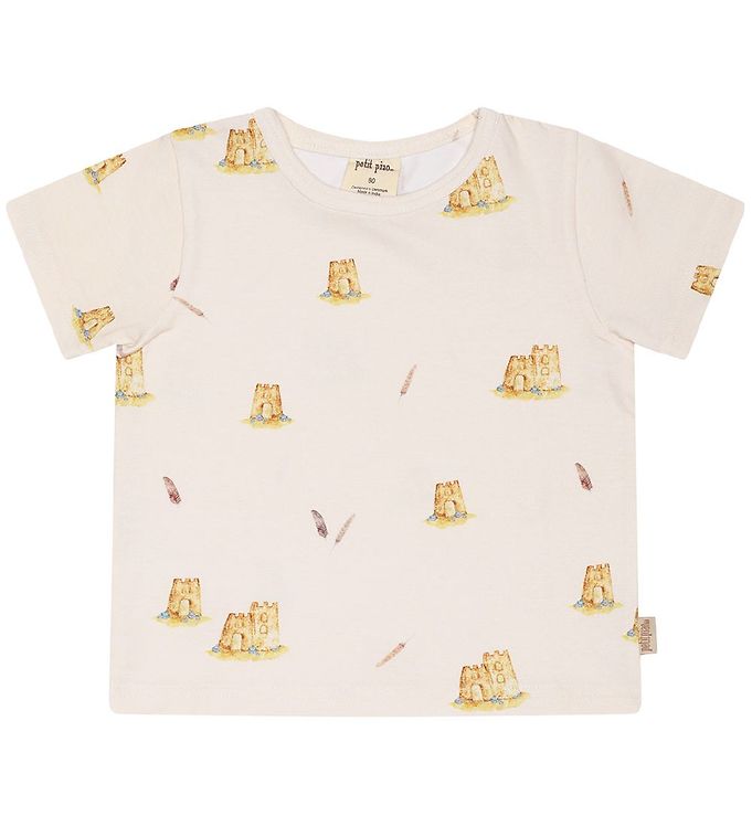 7: Petit Piao T-shirt - Baggy Printed - Castle