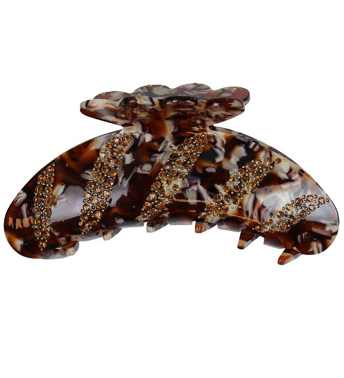 Bows By Stær Hårklemme - Agnes - Simili - Brun Meleret