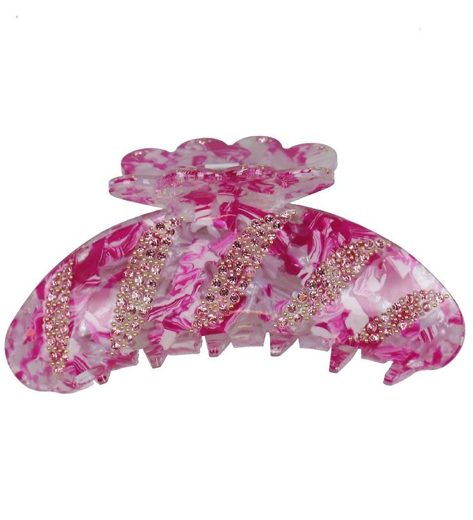 Bows By Stær Hårklemme - Agnes - Simili - Pink Meleret