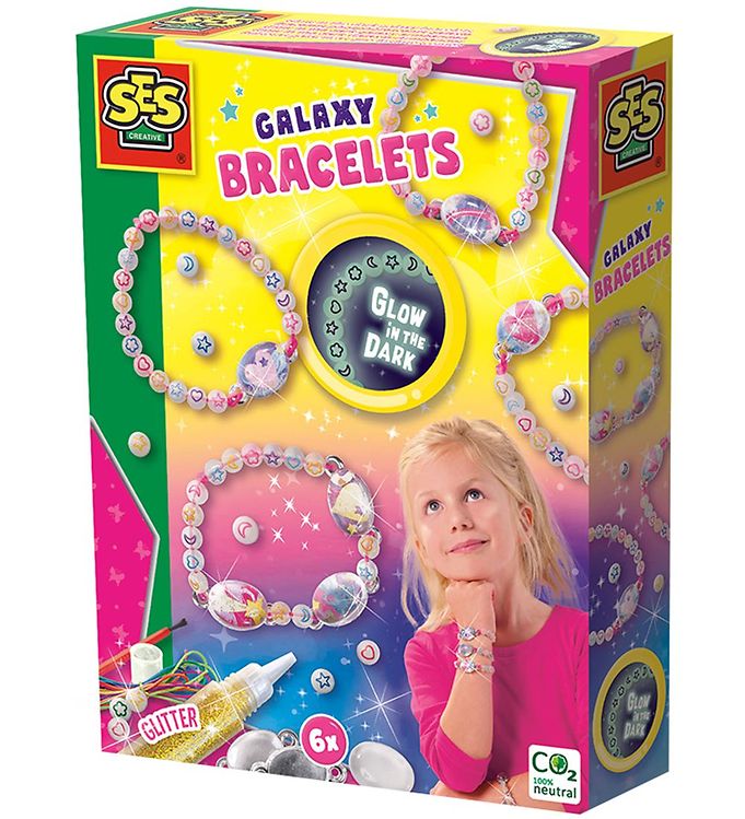 SES Creative - Selvlysende Armbånd - Galaxy