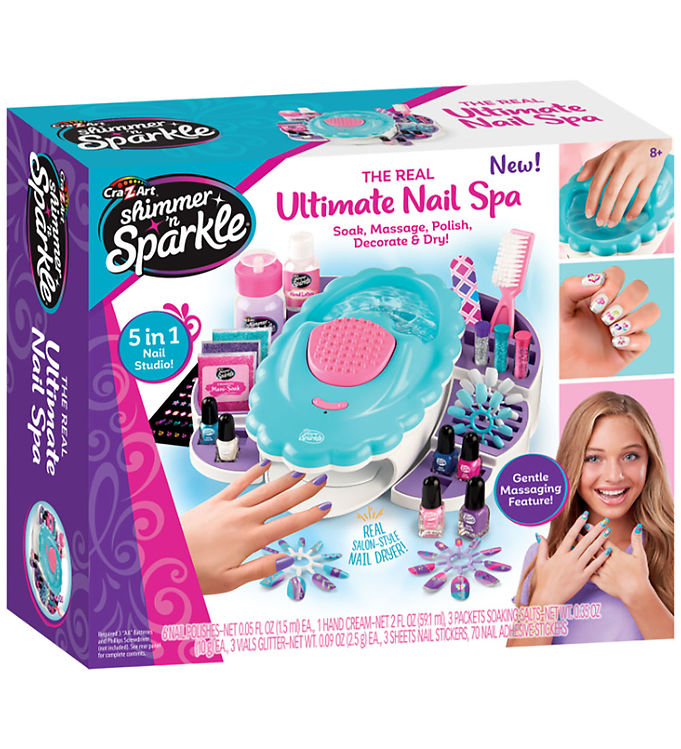 Shimmer N Sparkle Kreasæt - Ultimate Nail Spa