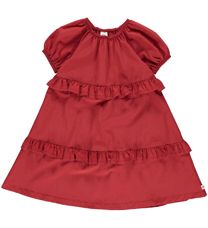 5: Müsli Kjole - Poplin - Berry Red