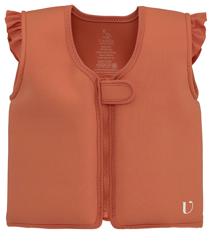 Svømmevest - DEEP CORAL - 3-6 ÅR