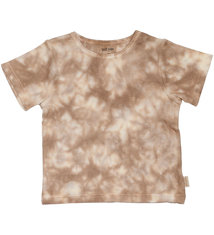 4: Petit Piao T-shirt - Rib - Baggy - Summer Camel Tie Dye