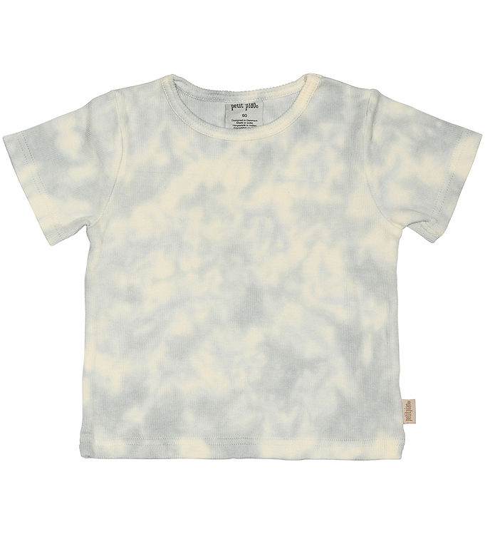 #3 - Petit Piao T-shirt - Rib - Baggy - Pearl Blue Tie Dye