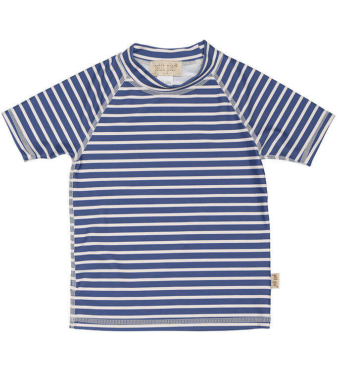 Petit Piao Badebluse - Moonlight Blue/Offwhite