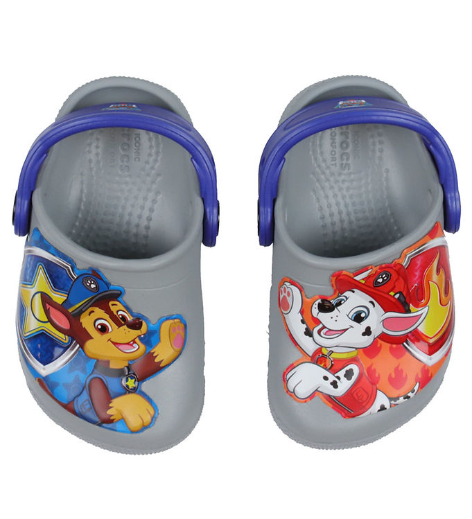 #2 - Crocs Sandaler - FL Paw Patrol Patch CG T - Light Grey