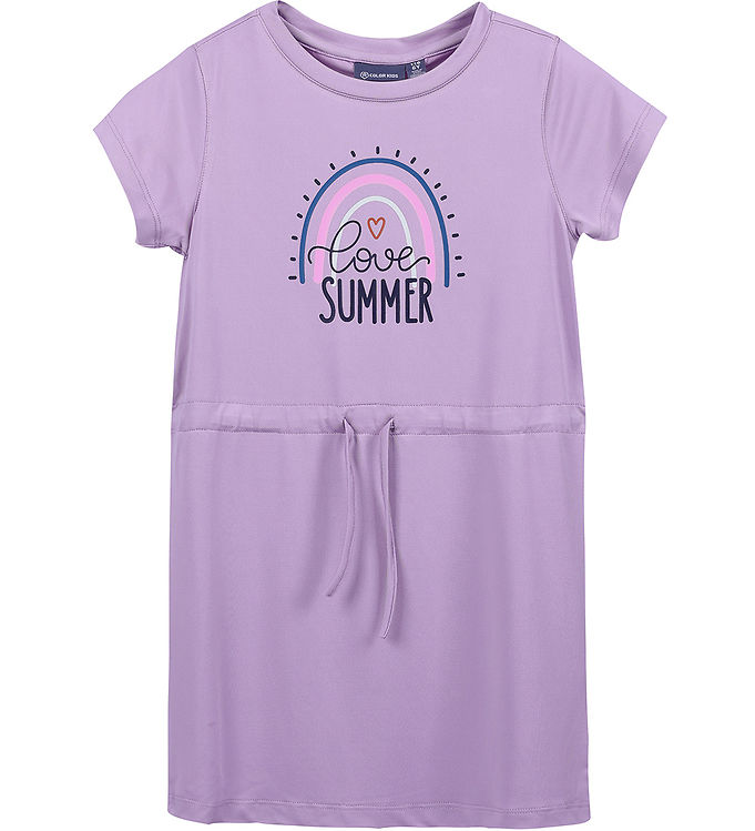 Billede af Color Kids Badekjole - Lavender Mist