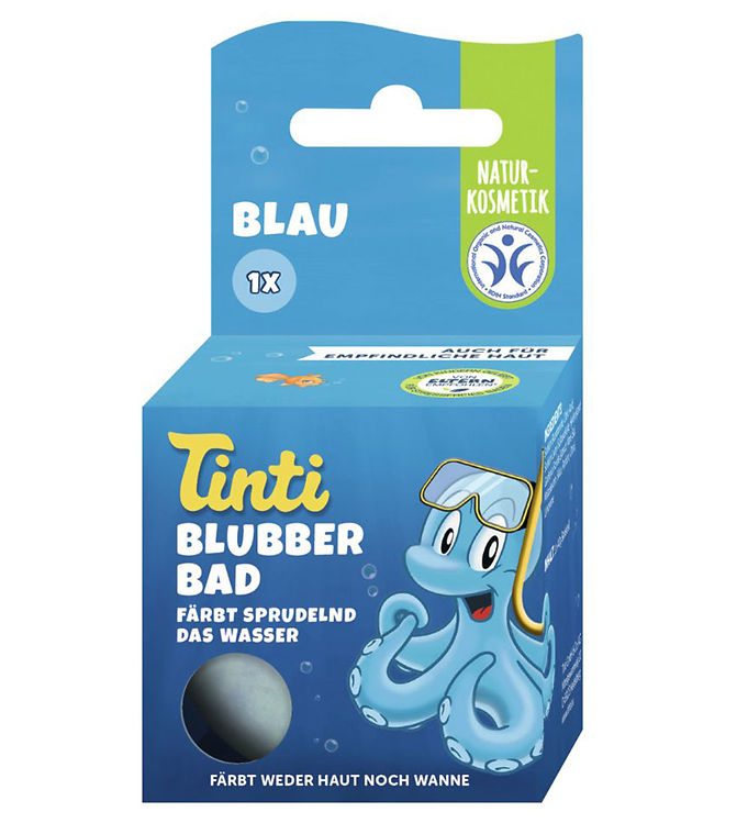 Tinti Badebombe - Blå