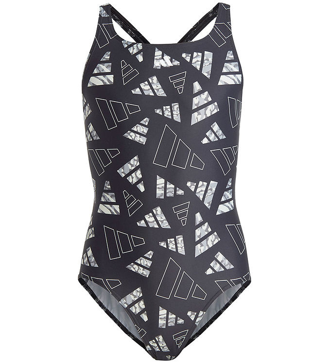 adidas Performance Badedragt - AOP BARS SUIT G - Sort