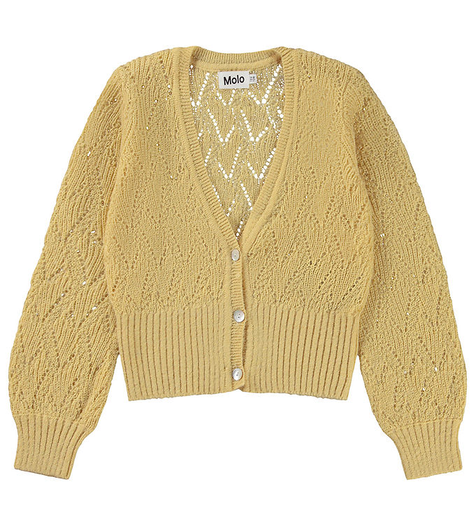 Molo Cardigan - Uld/Polyester - Glory - Pale Sun