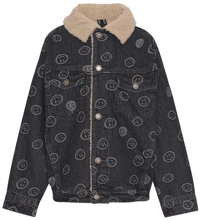 4: Molo Denimjakke - Hiro - Happiness Black