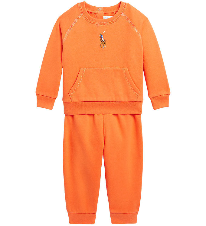 #3 - Polo Ralph Lauren Sweatsæt - Orange