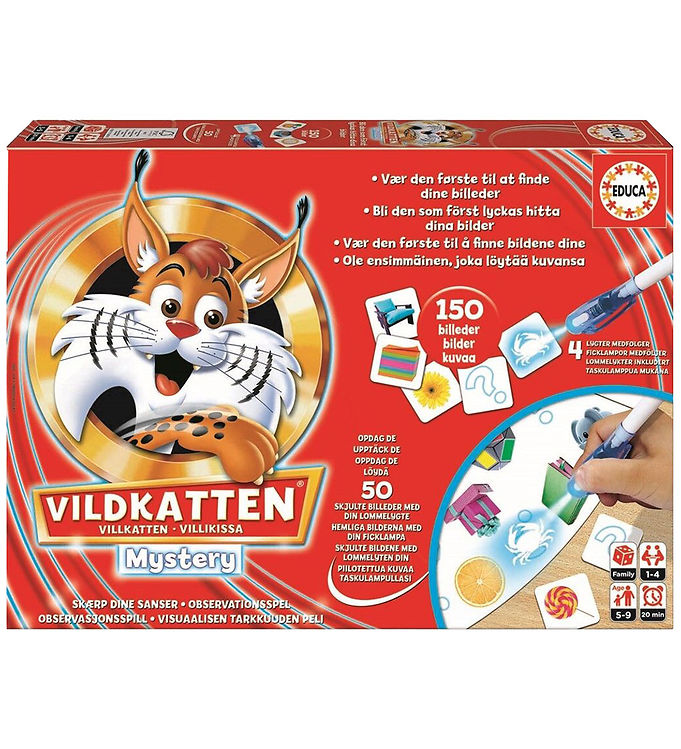 Educa Brætspil Vildkatten Mystery