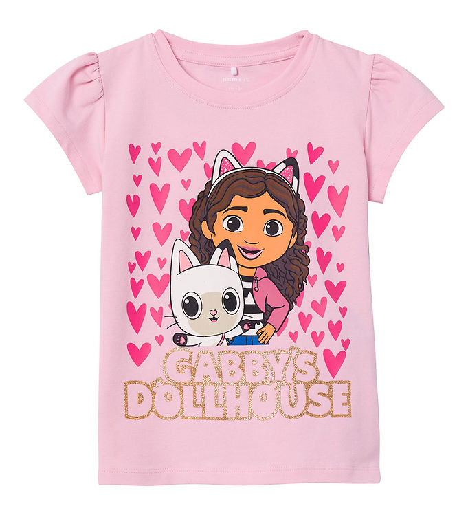 Name It T-shirt - NmfMassa Gabbys Dollhouse - Parfait Pink