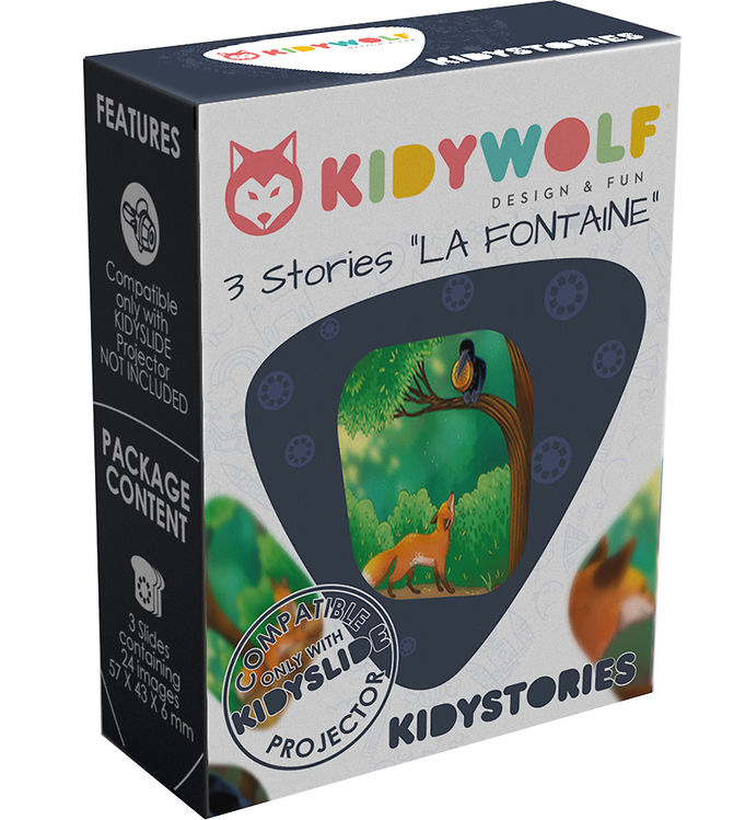 Image of Kidywolf Historie - Til Lommelygte - La Fontaine - Kidystories (309042-4502139)