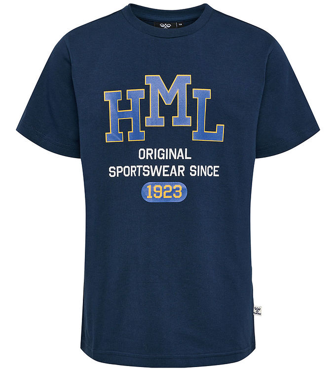 5: Hummel T-shirt - hmlLucas - Dress Blue