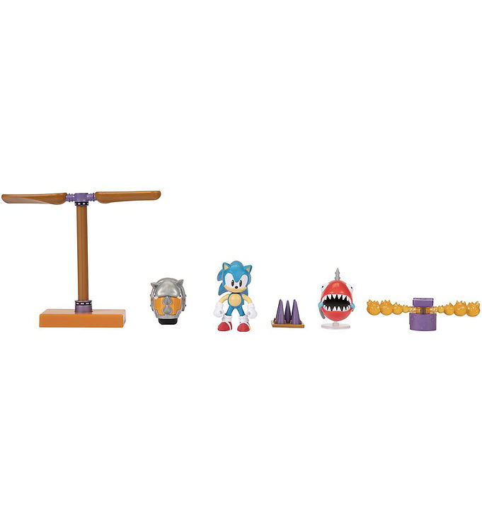 Image of Sonic Legesæt - Diorama Set - Flying Battery Zone - 6 Dele (309126-4502810)
