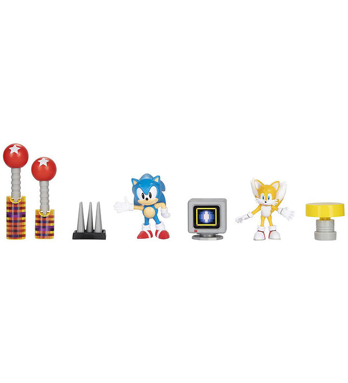 Image of Sonic Legesæt - Diorama Set - Figure - 7 Dele (309136-4502904)