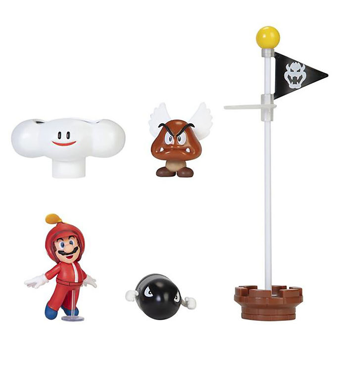 Image of Super Mario Legesæt - Diorama Set - Cloud - 5 Dele (309157-4503632)