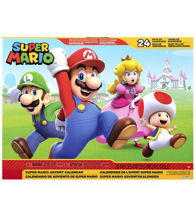 Image of Super Mario Julekalender - Mushroom Kingdom (309191-4504006)