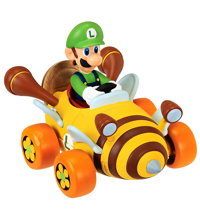 Image of Super Mario Legetøjsbil - Mario Coin Racer - Luigi (309240-4504736)