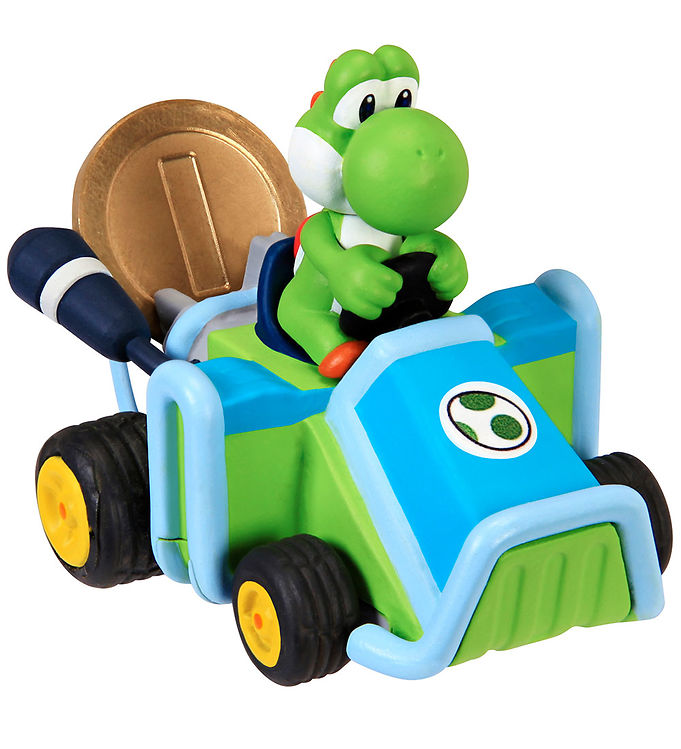 Super Mario Legetøjsbil - Mario Coin Racer - Yoshi