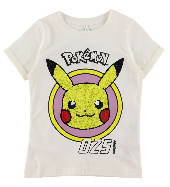 12: Name It T-shirt - Noos - NkfJunna Pokemon - White Alyssum