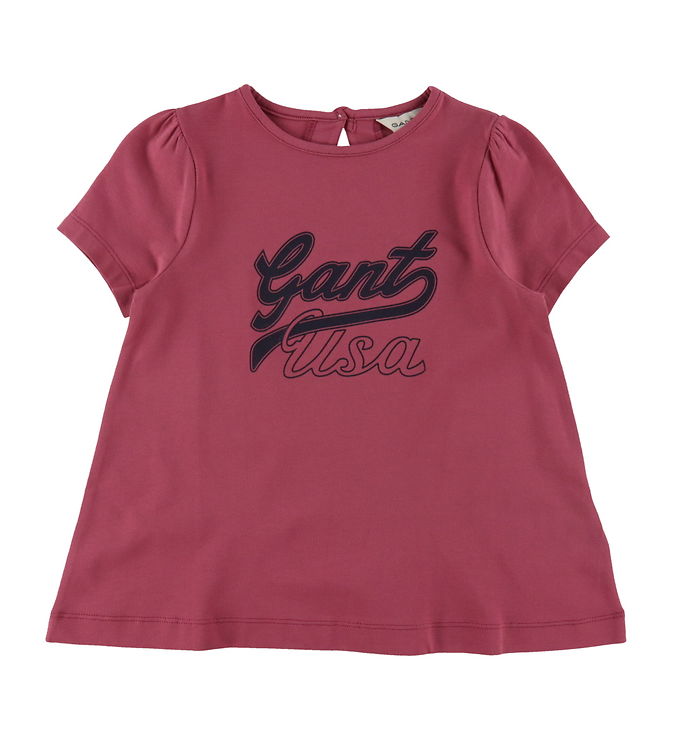 8: GANT T-shirt - A-Line - Powder Rose