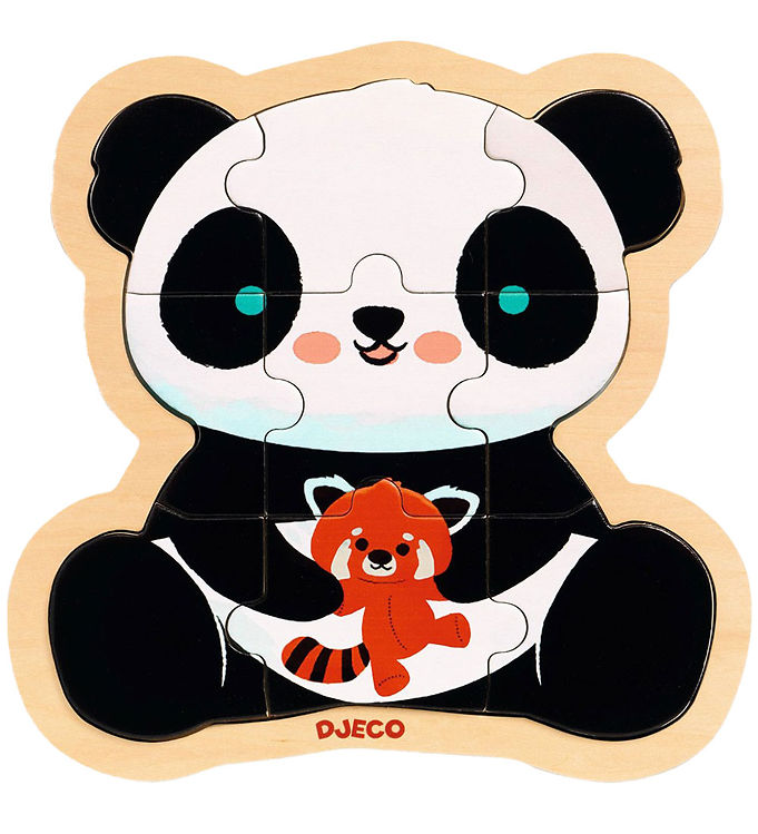 6: Djeco Træpuslespil Panda