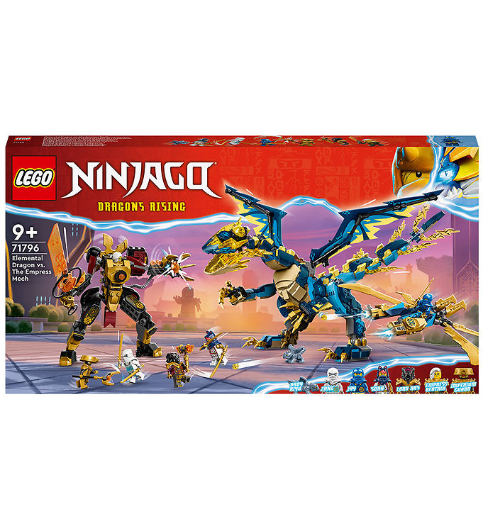 Nogle gange nogle gange afbalanceret Pebish LEGO Ninjago - Elementdrage mod kejserinde-kamprobotten 71796 -